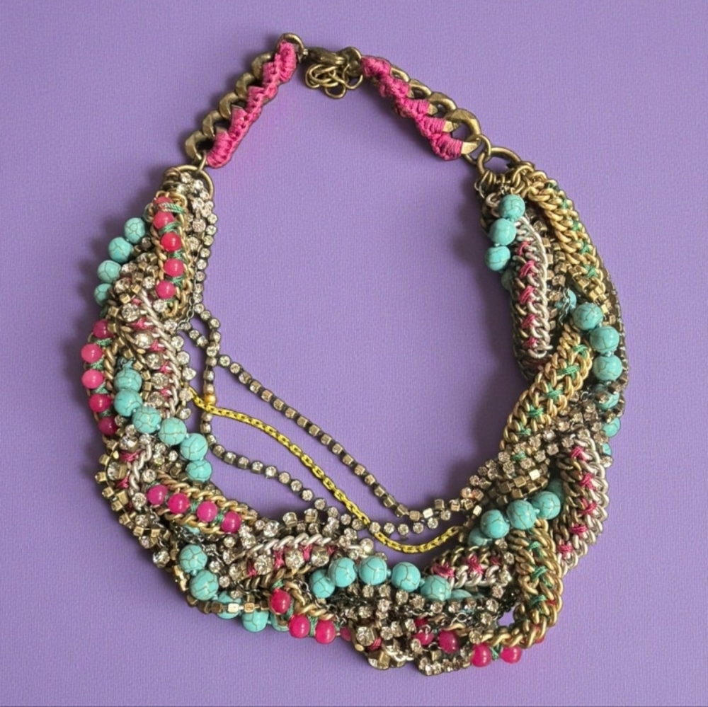 Stella & Dot Bamboleo Statement Necklace